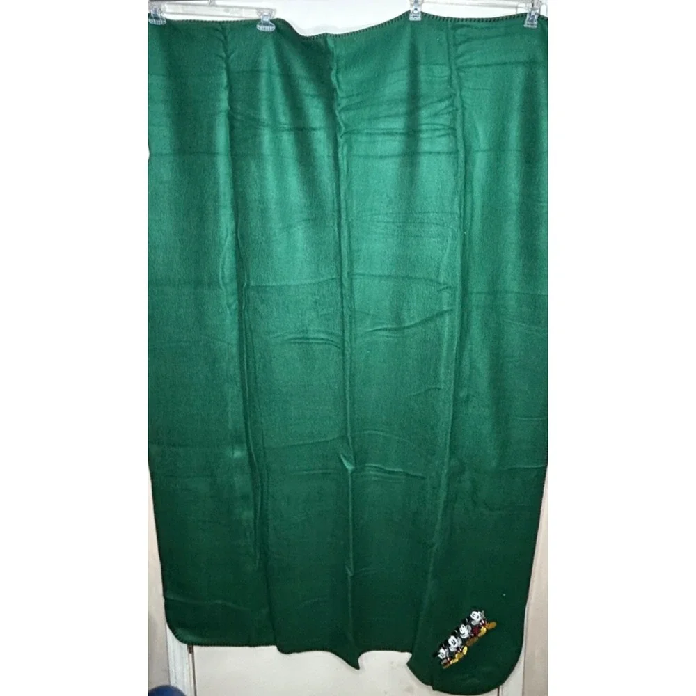 Disney Mickey Mouse Fleece Throw Blanket Crown Crafts Arctic‎ Plush Embroidered